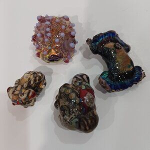 Unique OOAK Handmade Glass Beads Lot